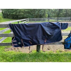 SmartPak Deluxe Stocky Fit High Neck Turnout Blanket size 84 220g Mediumweight